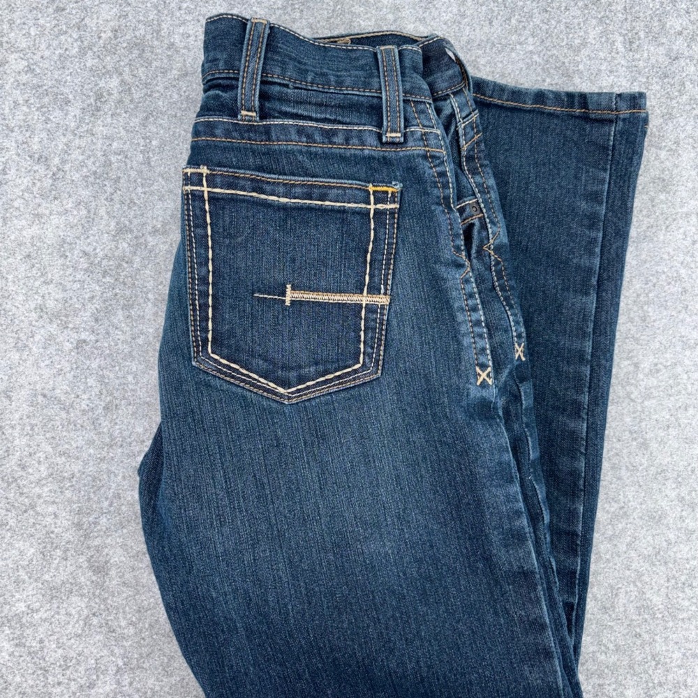 Ariat Rebar M4 Relaxed Bootcut Jeans Mens 30x30 Bodie DuraStretch 10016220 Dark